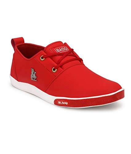 red colour shoes